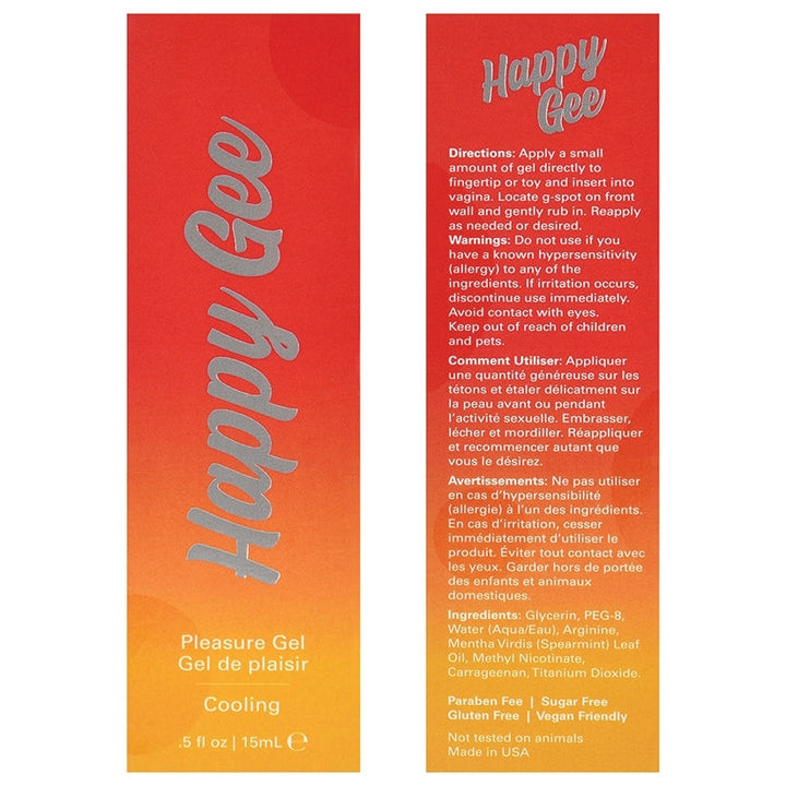 Jelique Happy Gee Cooling Pleasure Gel 0.5 oz