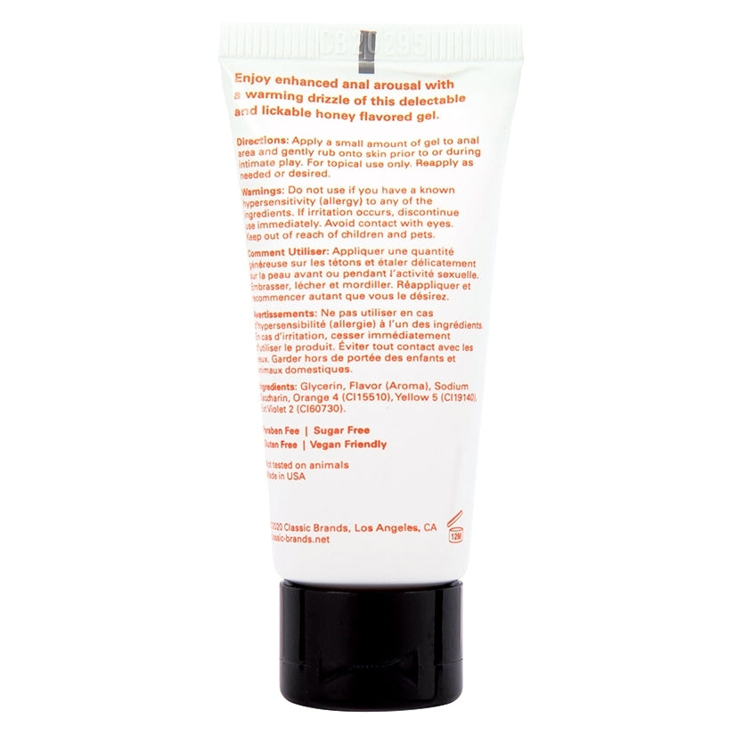 Jelique Honey Buns Warming Anal Gel Honey Flavor 0.5 oz