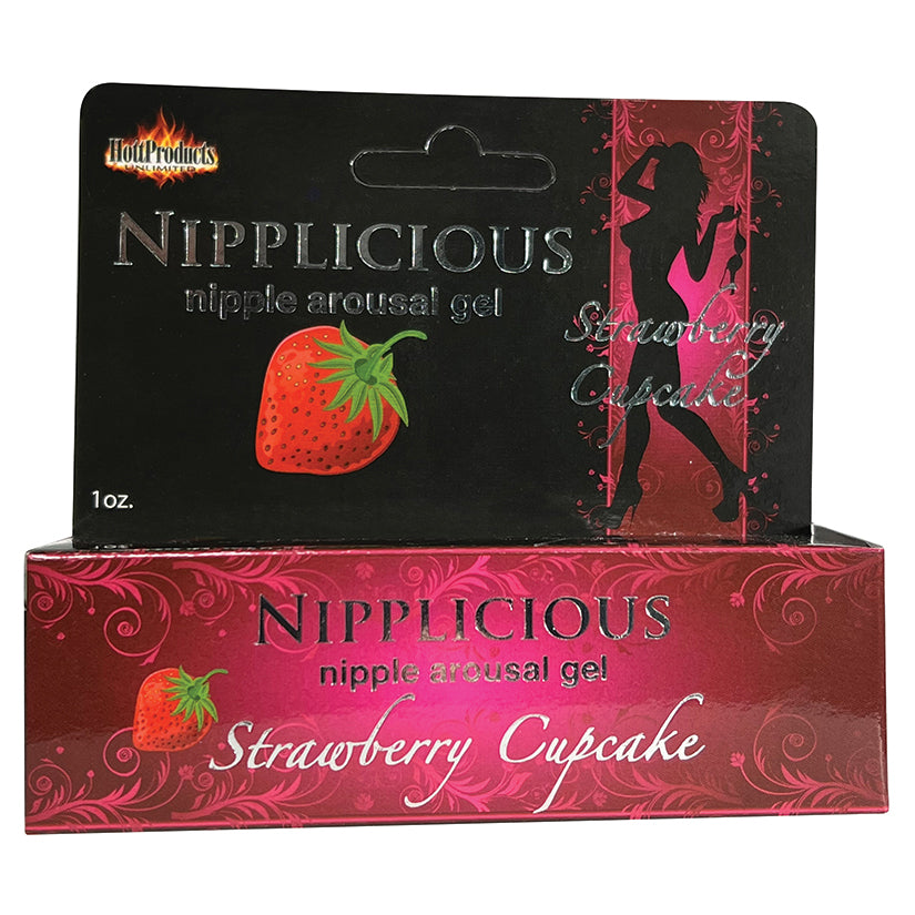 Nipplicious Nipple Arousal Gel Strawberry Cupcake 1 fl oz