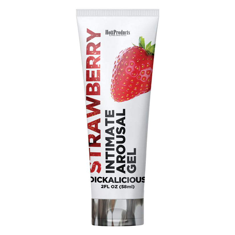 Dickalicious Penis Arousal Gel Strawberry 2 fl oz