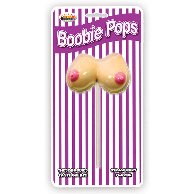 Boobie Pops Strawberry Candy on a Stick