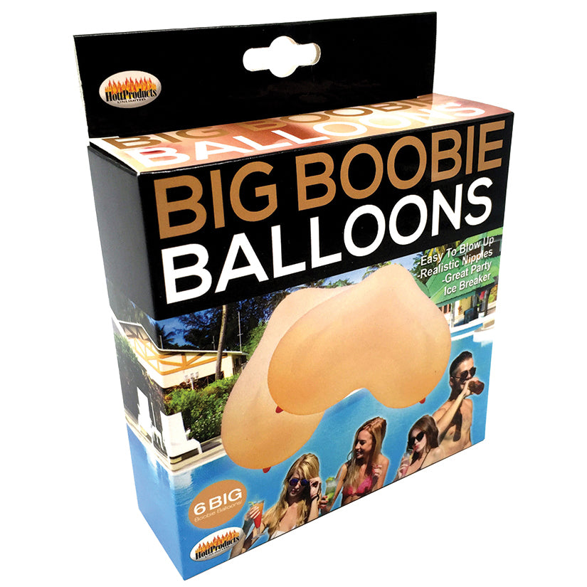 Big Boobie Balloons 6 Pack