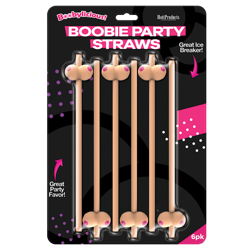 Boobie Straws 6 Pack