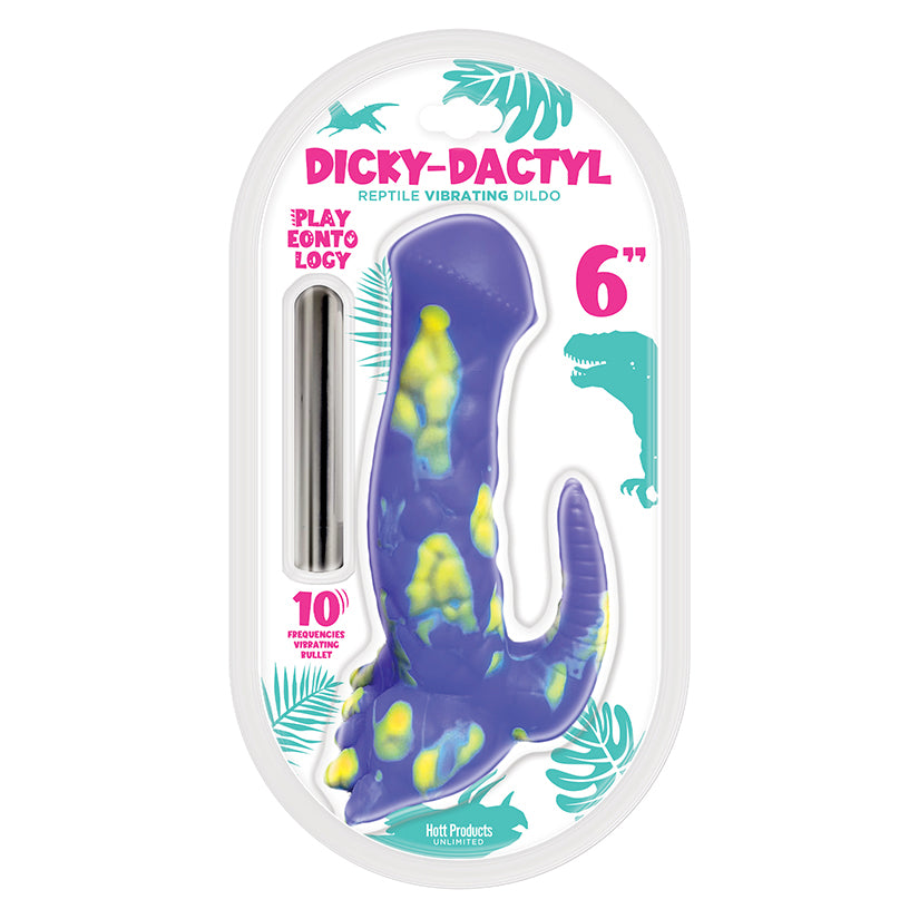 Playeontology Dickydactyl Vibrating Silicone Dinosaur Dildo