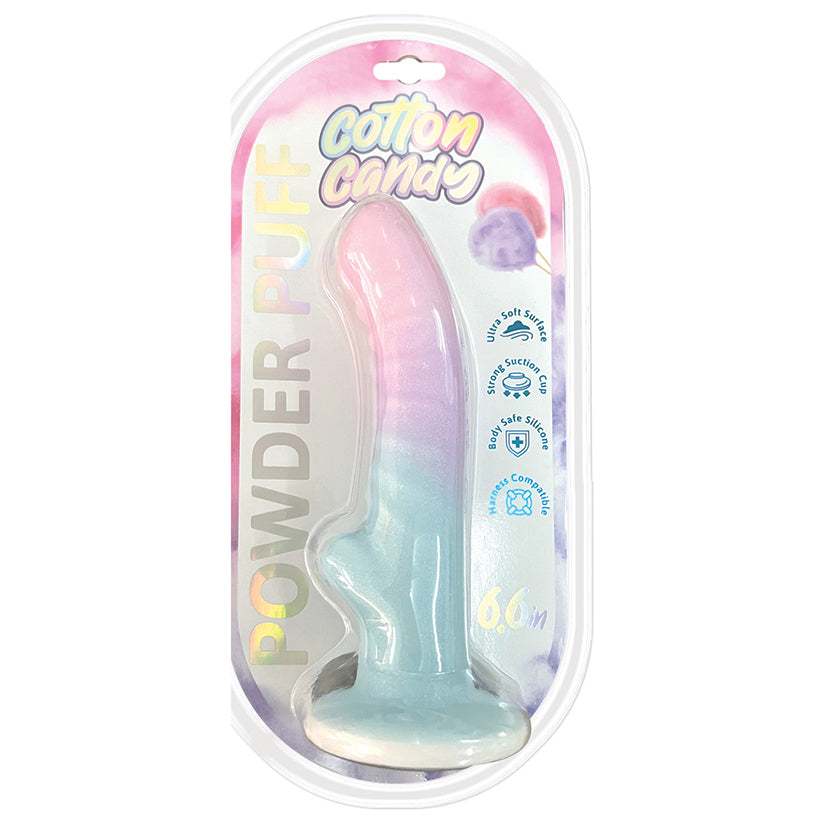 Hott Products Cotton Candy Dildo-Powder Puff 6.5"