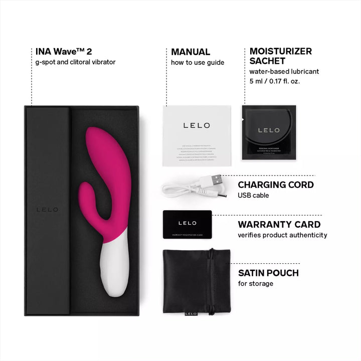 LELO INA Wave 2 WaveMotion Rabbit Vibrator