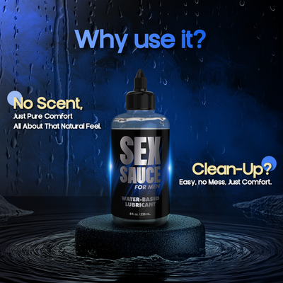 Sex Sauce for Men Water-Based Lubricant - 8oz