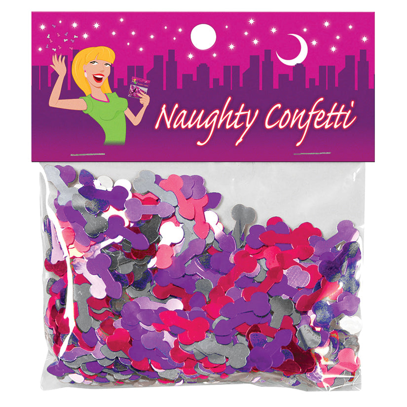 Naughty Confetti Penis-Shaped Metallic Party Confetti