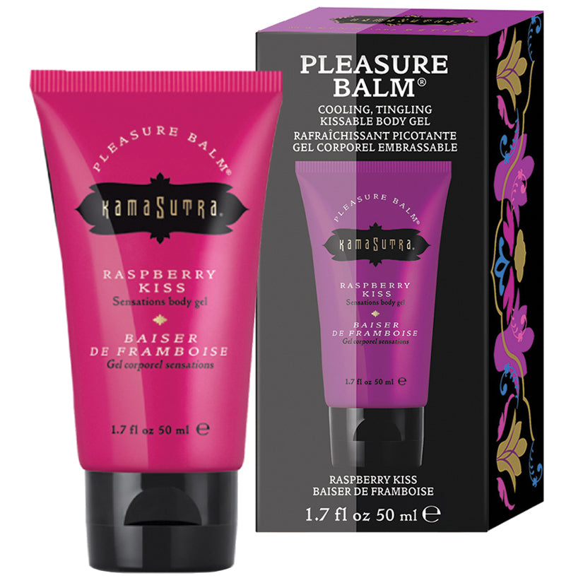 Pleasure Balm Sensations Body Gel Raspberry Kiss 1.7 fl oz