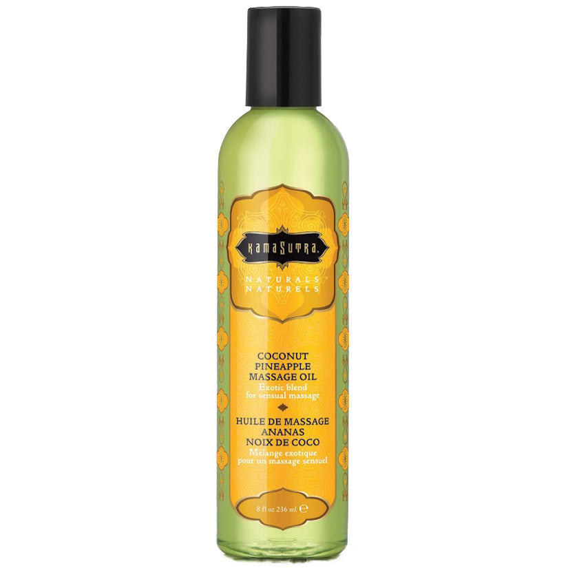 Naturals Massage Oil 8 fl oz in Coconut Pineapple 8 Fl Oz
