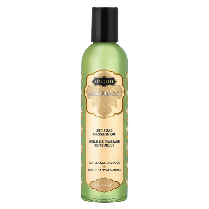 Naturals Massage Oil 8 fl oz in Vanilla Sandalwood 8 Fl. Oz.
