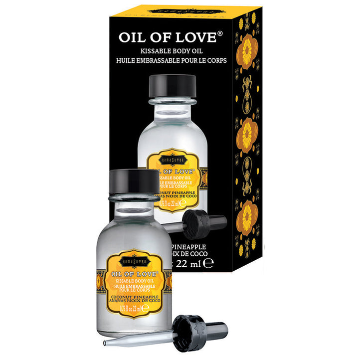 Oil of Love Kissable Body Oil Coconut Pineapple 0.75 fl oz