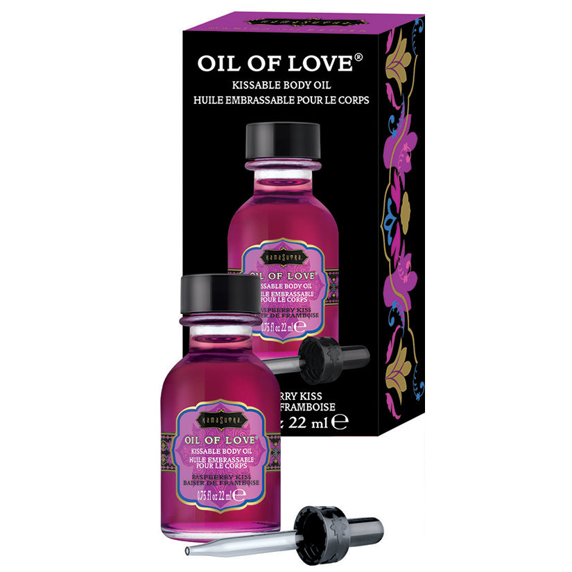 Oil of Love Kissable Body Oil Raspberry Kiss 0.75 fl oz