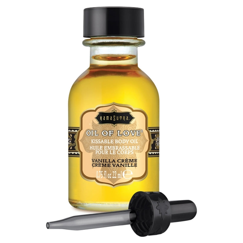 Oil of Love Kissable Body Oil Vanilla Creme 0.75 fl oz