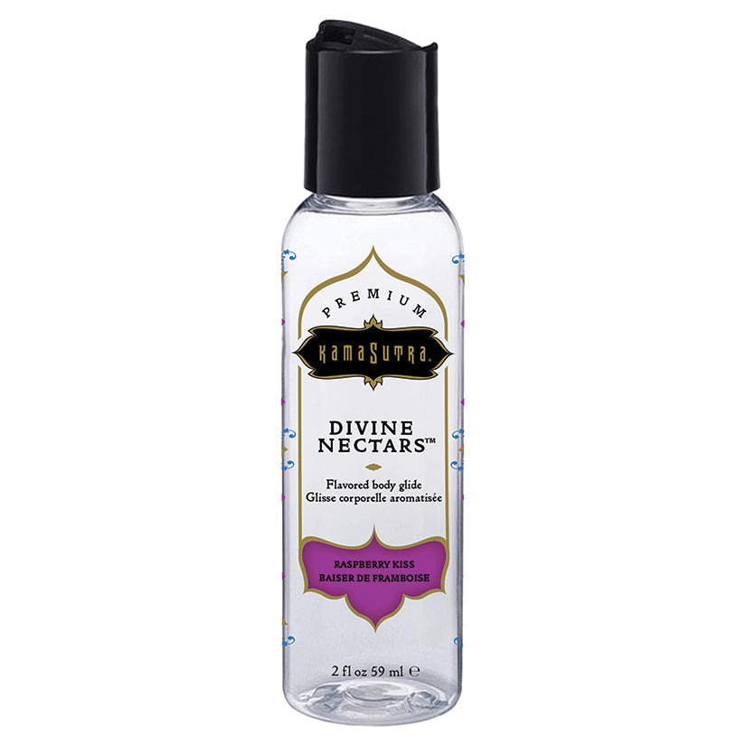 Kama Sutra Divine Nectars Raspberry Kiss Body Glide 2 oz