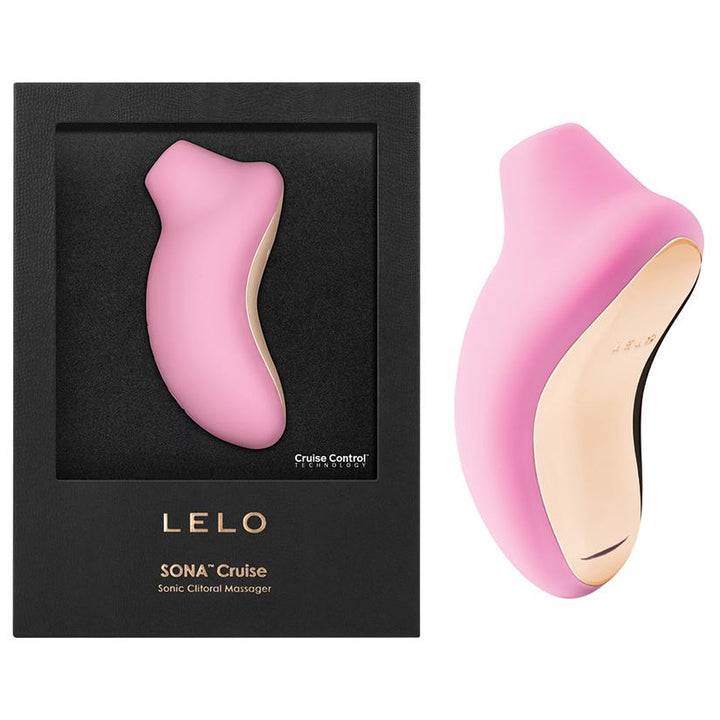 LELO SONA Cruise Sonic Clitoral Massager Pink retail box