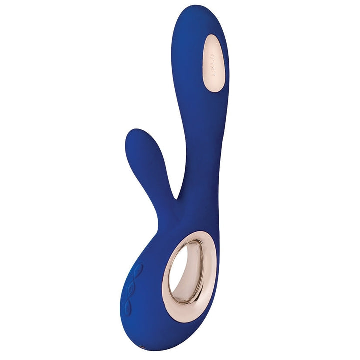 LELO SORAYA Wave Rabbit Vibrator with WaveMotion Midnight Blue retail box