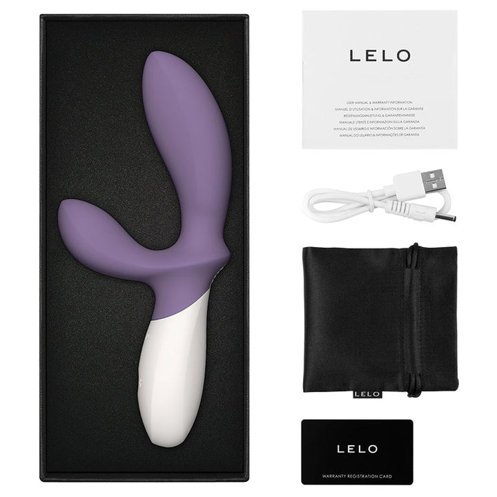LELO LOKI Wave 2 WaveMotion Prostate Massager Violet Dust retail box