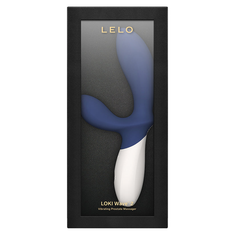 LELO LOKI Wave 2 WaveMotion Prostate Massager Base Blue retail box