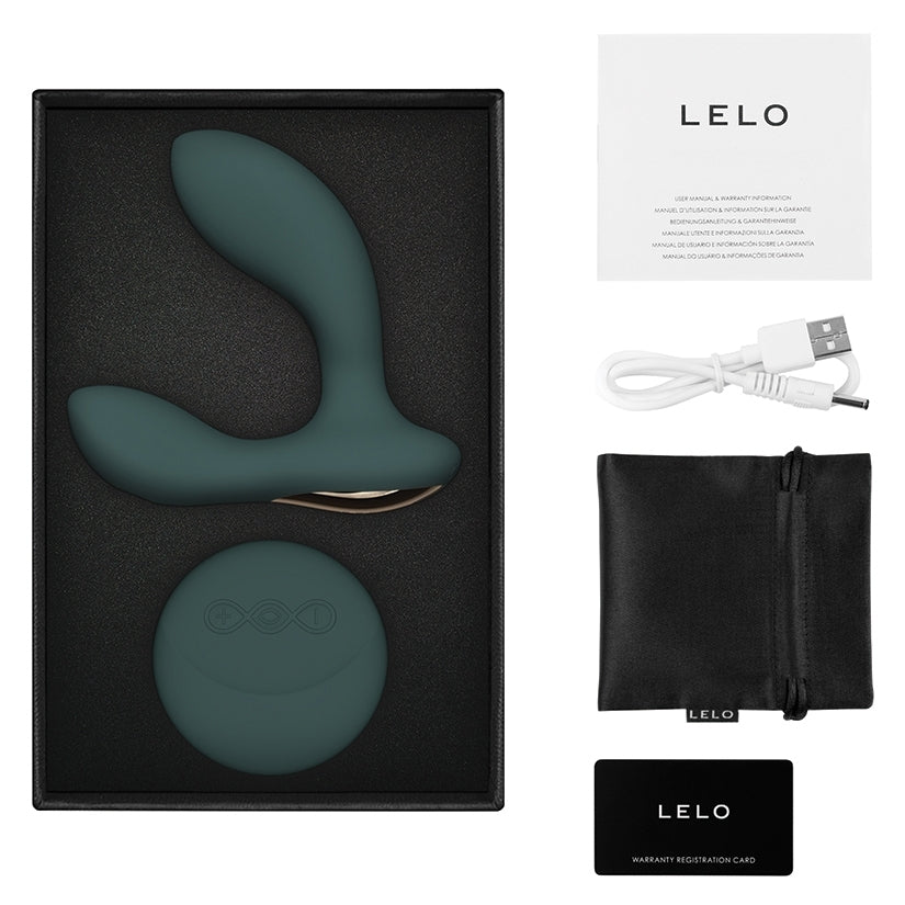 LELO HUGO 2 Remote Prostate Massager with SenseMotion Green retail box