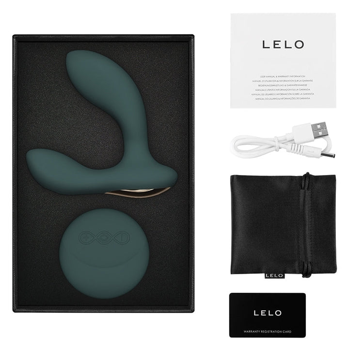 LELO HUGO 2 Remote Prostate Massager with SenseMotion Green retail box