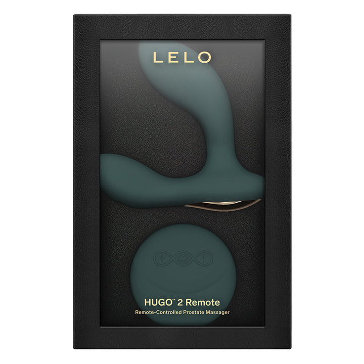 LELO HUGO 2 Remote Prostate Massager with SenseMotion Green retail box