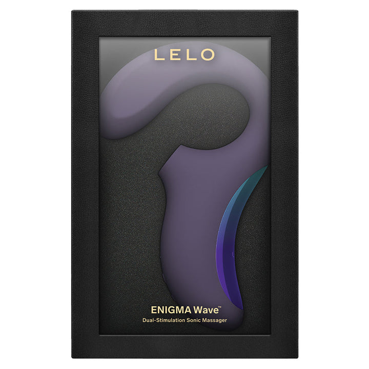 LELO ENIGMA Wave Triple Stimulation Massager Cyber Purple retail box