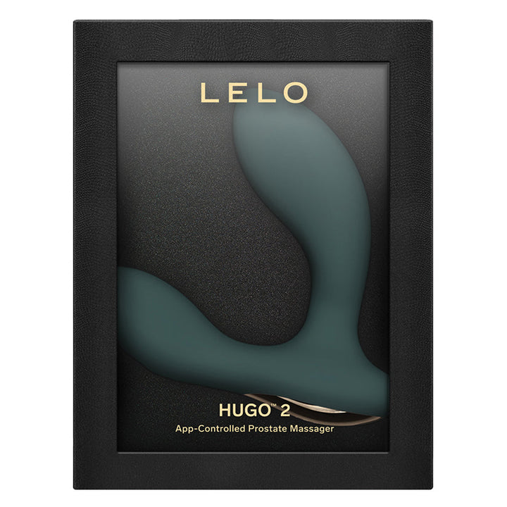 LELO HUGO 2 App-Controlled Prostate Massager Green retail box
