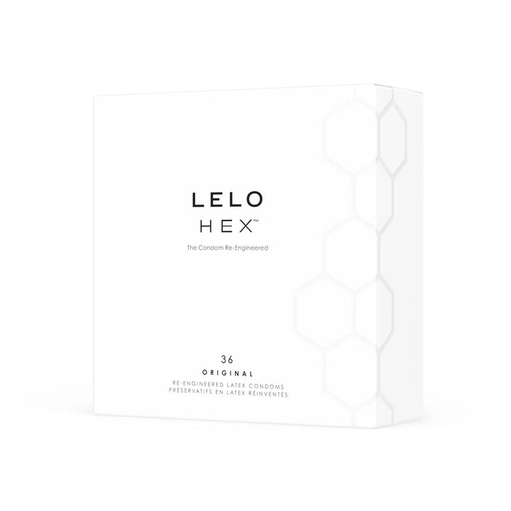LELO HEX Original Ultra-Thin Latex Condoms in 36 pack