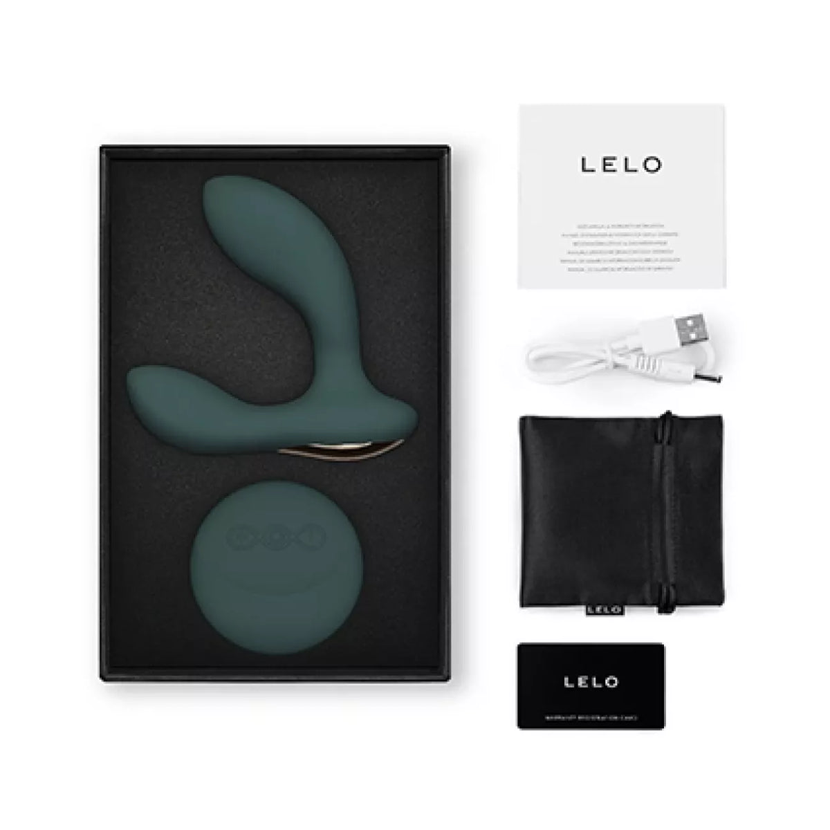 LELO HUGO 2 Remote Prostate Massager with SenseMotion in Green