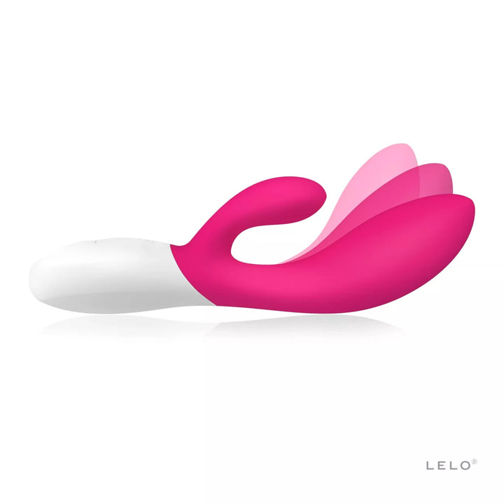 LELO INA Wave 2 WaveMotion Rabbit Vibrator in Cerise