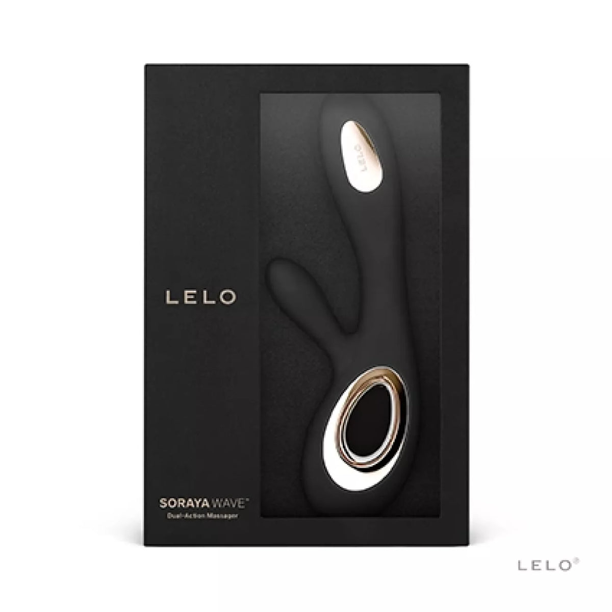 LELO SORAYA Wave Rabbit Vibrator with WaveMotion in Black