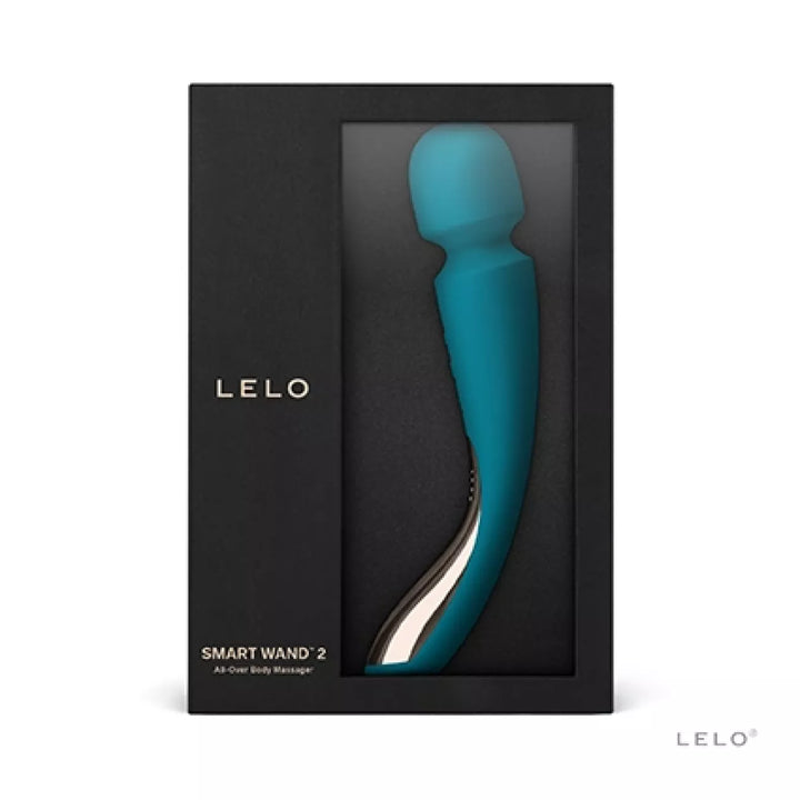 LELO SMART WAND 2 Medium Cordless Wand Massager in Ocean Blue