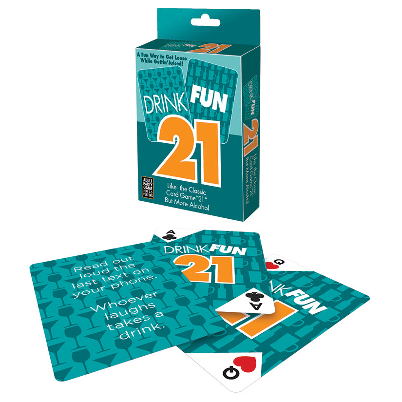 Drink Fun 21 Drinking Card Game