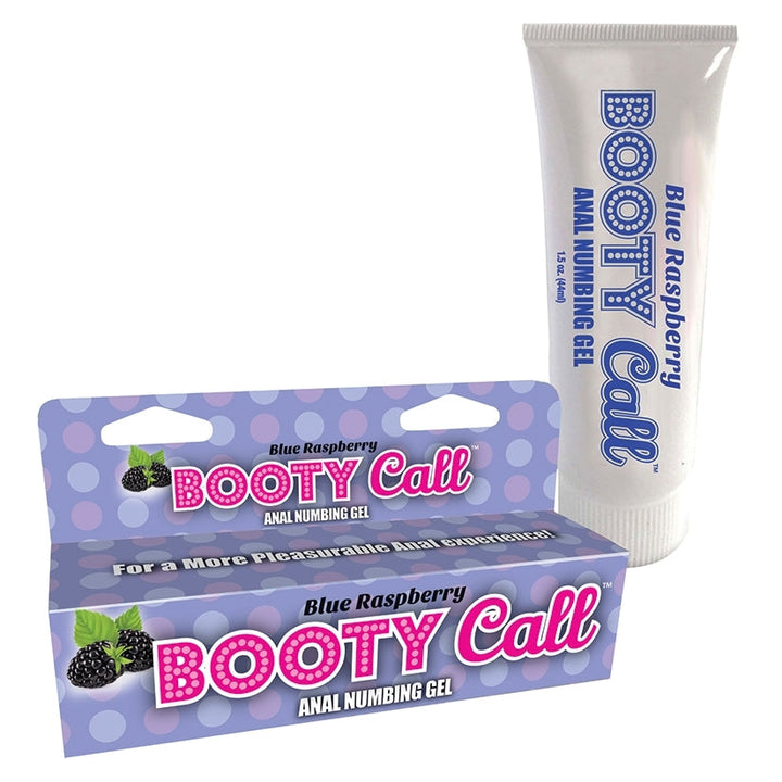 Little Genie Bootycall Anal Numbing Gel-Blue Raspberry 1.5oz