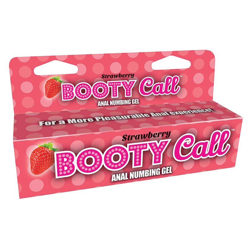 BootyCall Anal Numbing Gel Strawberry 1.5 oz