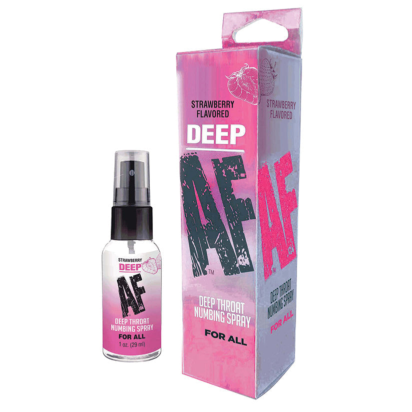 Deep AF Deep Throat Numbing Spray Strawberry