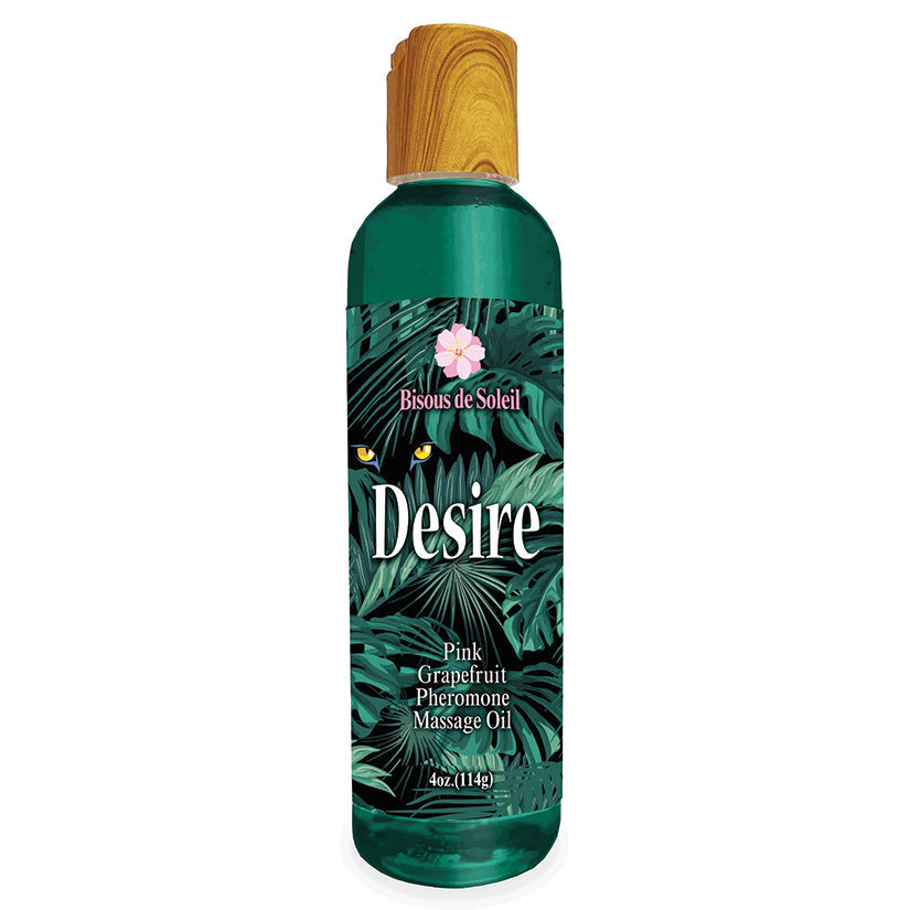 Desire Pheromone Massage Oil Pink Grapefruit 4 oz