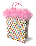 Dirty Penis Gift Bag with Marabou Fringe
