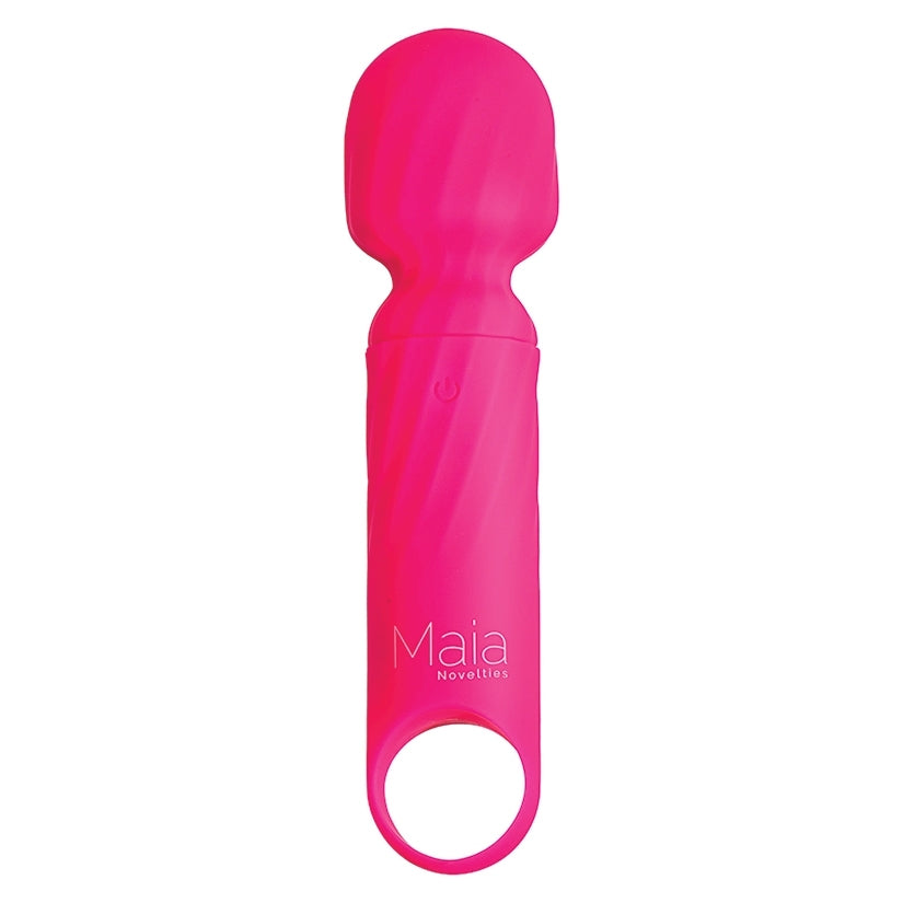 Maia Vibelite Dolly Rechargeable Silicone Mini Wand, Pink