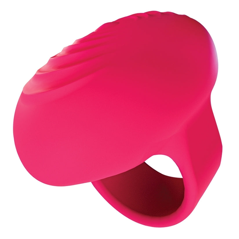 Maia Ruby Silicone Vibrating Finger Ring