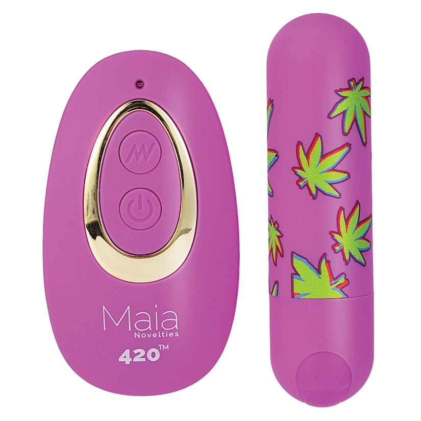 Maia Jessi 420 Remote Control Mini Bullet Vibrator