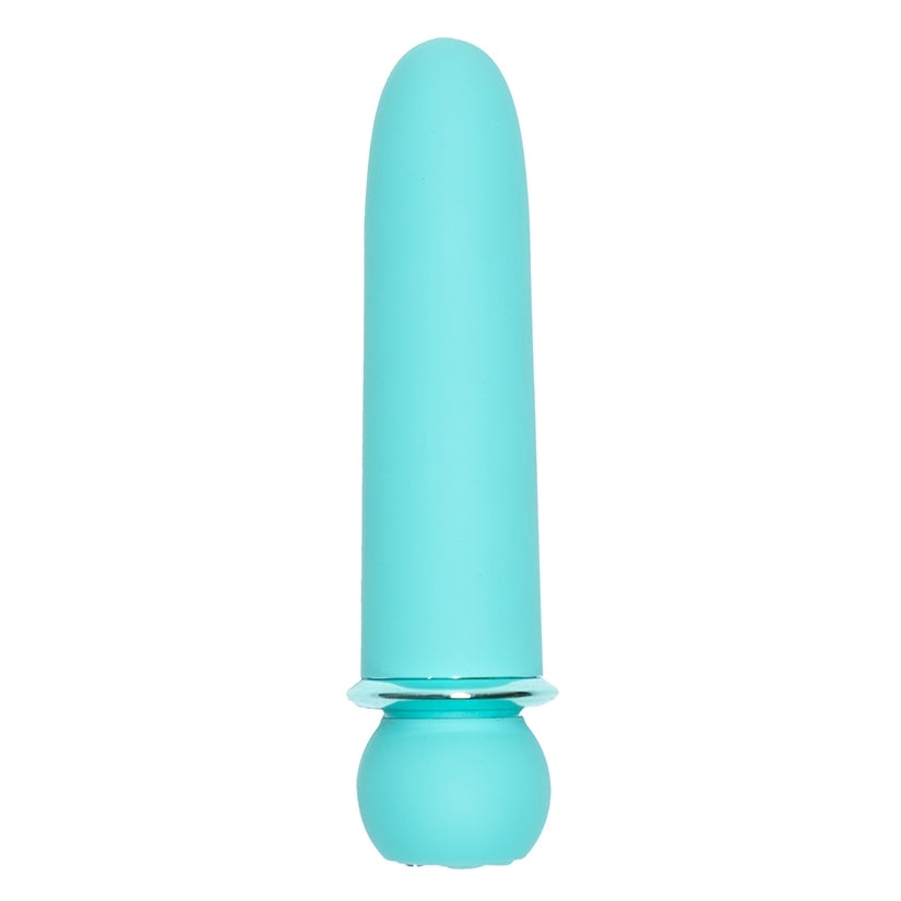Maia Jaguar Rechargeable Silicone Bullet Vibrator, Blue