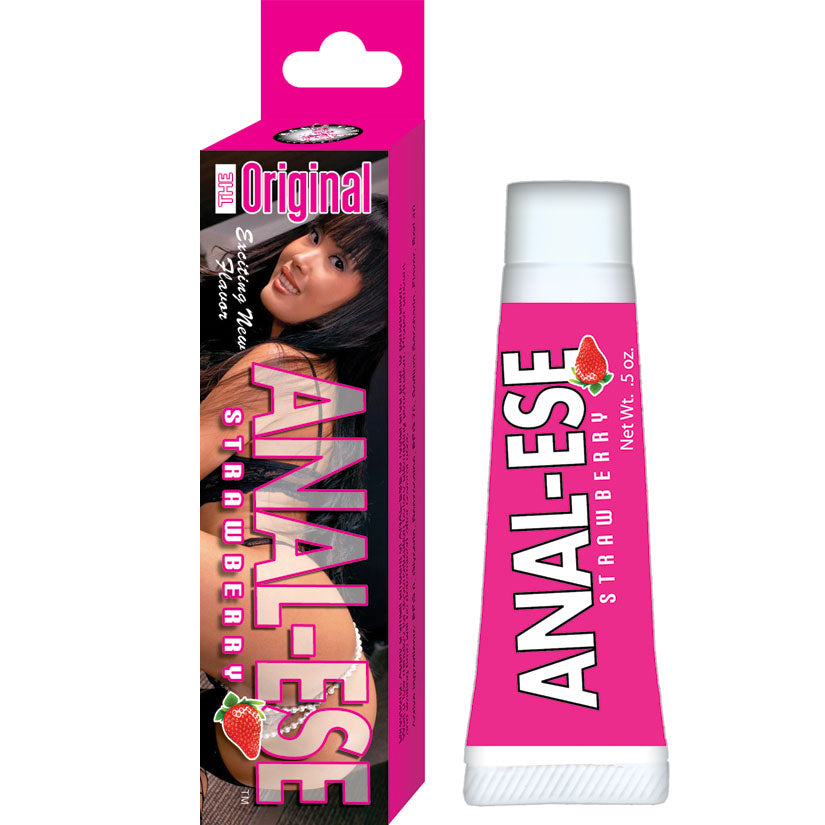 Anal-Ese Strawberry Flavor Desensitizing Anal Cream 0.5 oz
