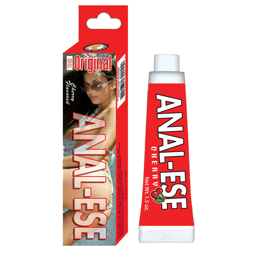 Anal-Ese Cherry Desensitizing Anal Lubricant in 1.5 Oz.