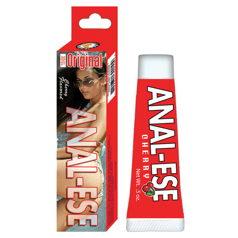 Anal-Ese Cherry Desensitizing Anal Lubricant in 0.5 Oz.