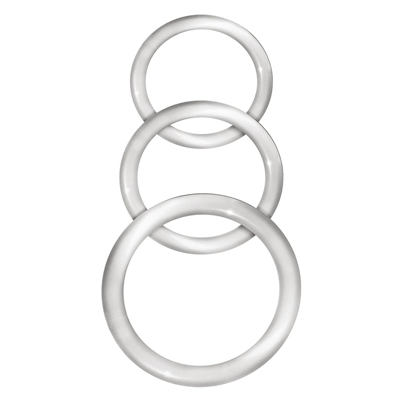 Enhancer Silicone Cock Rings 3-Size Set
