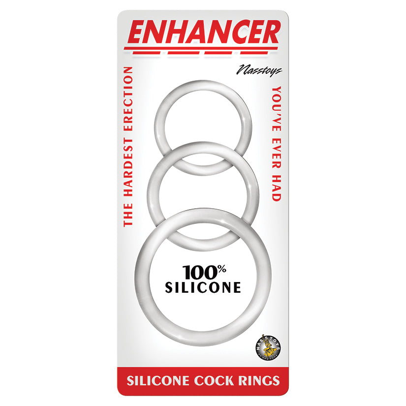 Enhancer Silicone Cock Rings 3-Size Set