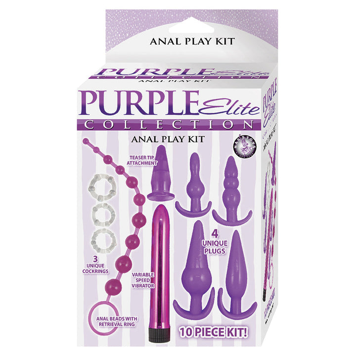 Purple Elite Collection 10 Piece Anal Play Kit