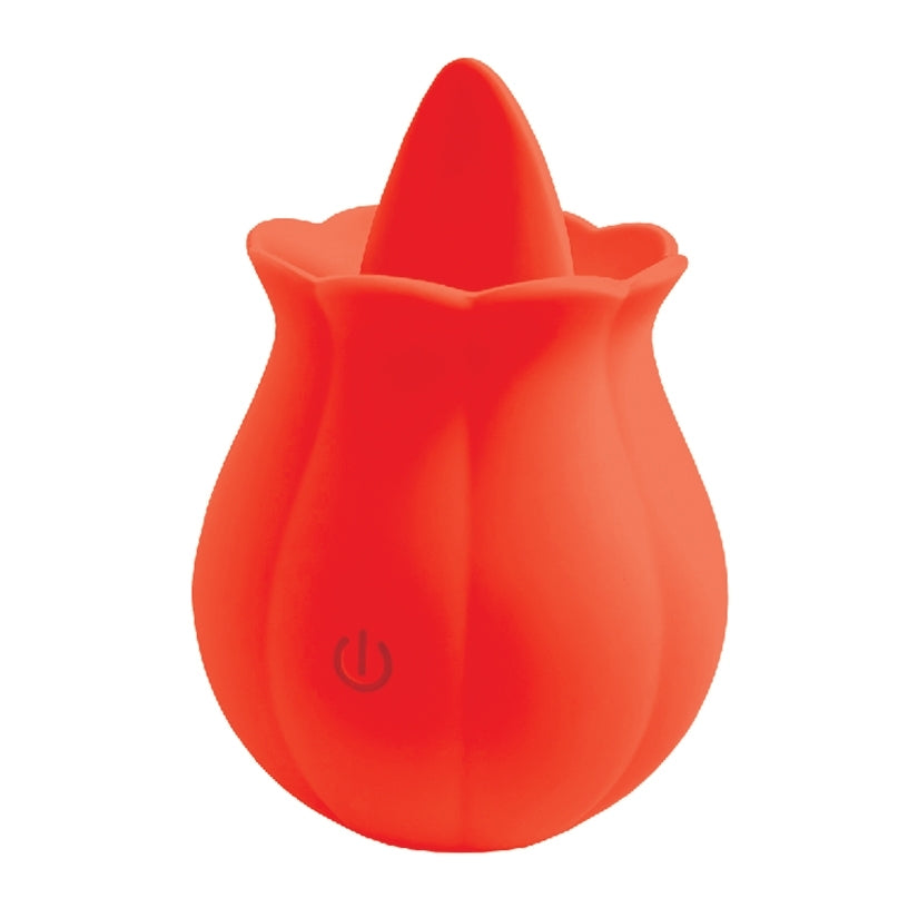 Clit-Tastic Erotic Clit Licker Rose Tongue Vibrator